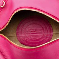 Pre Owned Loewe Pink Leather Paseo Chain Satchel