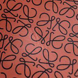 Pre Owned Loewe Black, Pink Small Repeat Anagram Leather Missy Satchel