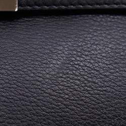 Pre Owned Loewe Black, Pink Small Repeat Anagram Leather Missy Satchel