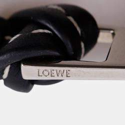 Pre Owned Loewe Black, Pink Small Repeat Anagram Leather Missy Satchel