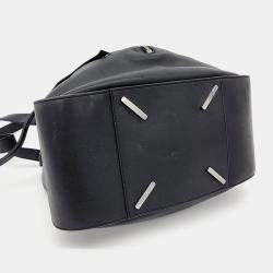 Pre Owned Loewe Black Leather Hammock Bag Medium