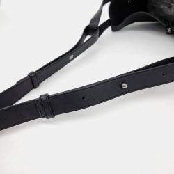 Pre Owned Loewe Black Leather Hammock Bag Medium