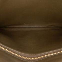 Pre Owned Loewe Green Shiny Lambskin Goya Puffer Bag