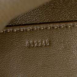 Pre Owned Loewe Green Shiny Lambskin Goya Puffer Bag