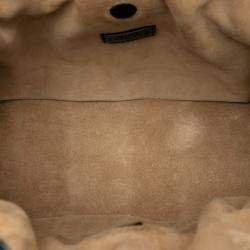 Pre Owned Loewe Black Calfskin Ondas Flamenco Knot Crossbody