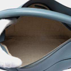 Pre Owned Loewe Blue Medium Calfskin Puzzle Satchel