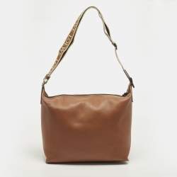 Pre Owned Loewe Cubi Brown Leather Shoulder Bag