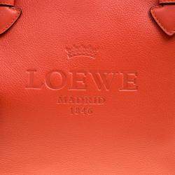 Pre Owned حقيبة يد لويفي جلد حمراء