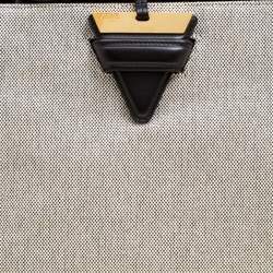 Loewe Black/Monochrome Canvas and Leather Barcelona Top Handle Bag