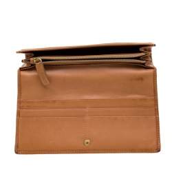 Loewe Tan Signature Leather Continental Wallet