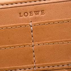 Loewe Tan Signature Leather Continental Wallet