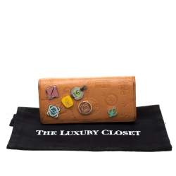 Loewe Tan Signature Leather Continental Wallet