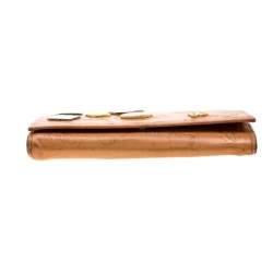 Loewe Tan Signature Leather Continental Wallet
