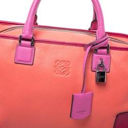 مملوكة مسبقًا Loewe Tricolor Leather Amazona Satchel