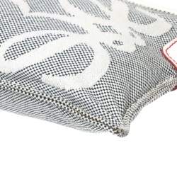 مملوكة مسبقًا Loewe Grey/White Canvas and Leather Small Shoulder Bag