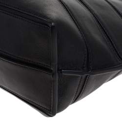 Loewe Black Leather Front Slit Hobo