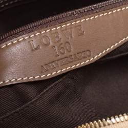 Pre Owned حقيبة لويفي الذكرى السنوية 160 جلد وسويدى شارة بنية
