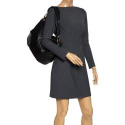 Loewe Black Leather Knot Hobo