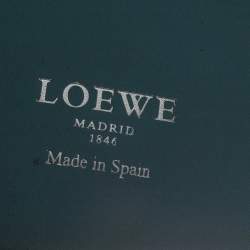 Pre Owned حقيبة يد لويفي ليو جلد شعار مخرمة زرقاء فاتحة