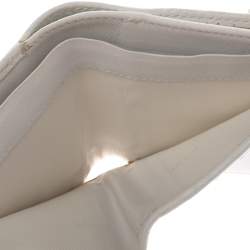 Loewe White Leather Compact Wallet