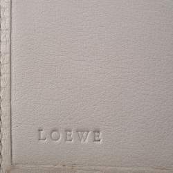 Loewe White Leather Compact Wallet