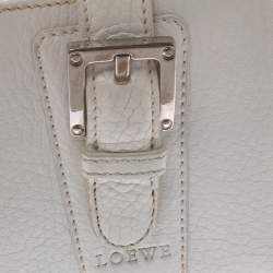 Loewe White Leather Compact Wallet
