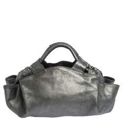 مملوكة مسبقًا Loewe Metallic Nappa Leather Aire Hobo