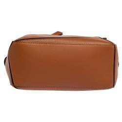 Pre Owned Loewe Brown Leather Small Puzzle Shoulder Bag