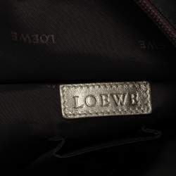 Pre Owned Loewe Metallic Gold Leather Aire Tote