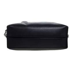 Loewe Black Leather Front Slit Hobo