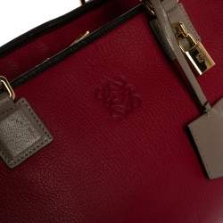 مملوكة مسبقًا حقيبة يد لويفي "أمازونا" جلد ثلاثية اللون