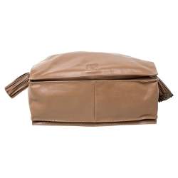 مملوكة مسبقًا Loewe Brown Leather Flamenco Shoulder Bag