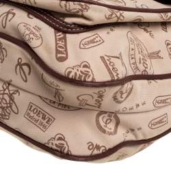 Pre Owned Loewe Tri Color Canvas,Nubuck and Leather 160th Anniversary Messenger Bag