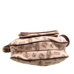 Pre Owned Loewe Tri Color Canvas,Nubuck and Leather 160th Anniversary Messenger Bag