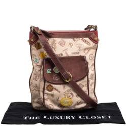 Pre Owned Loewe Tri Color Canvas,Nubuck and Leather 160th Anniversary Messenger Bag