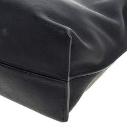 Loewe Black Leather Flamenco Knot Hobo