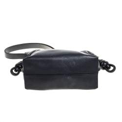 Loewe Black Leather Flamenco Knot Hobo