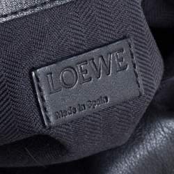 Loewe Black Leather Flamenco Knot Hobo