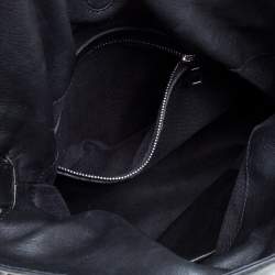 Loewe Black Leather Flamenco Knot Hobo