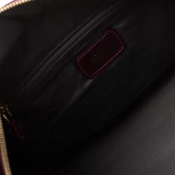 مملوكة مسبقًا Loewe Burgundy Patent Leather Amazona Satchel