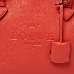 Pre Owned حقيبة شوبر لويفي جلد برتقالي