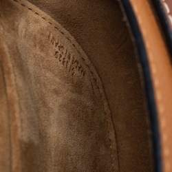 Pre Owned حقيبة كروس لويفي غات صغيرة جلد بني كراميل