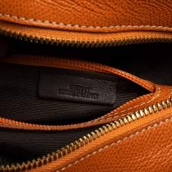 Loewe Burnt Orange Leather Bowling Bag