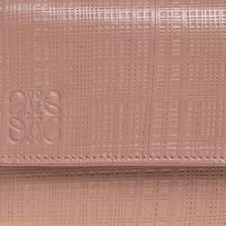 Loewe Old Rose Leather Trifold Wallet