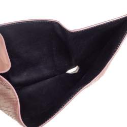 Loewe Old Rose Leather Trifold Wallet