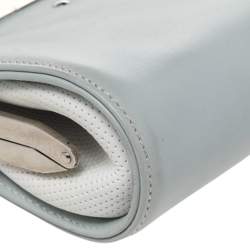 Pre Owned Loewe Blue Leather Baguette Bag