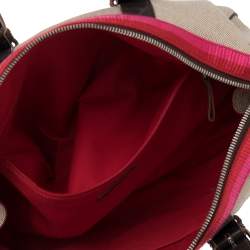 Loewe Multicolor Canvas And Leather Bowling Bag