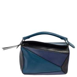 Pre Owned Loewe Multicolor Small Puzzle Shoulder Bag