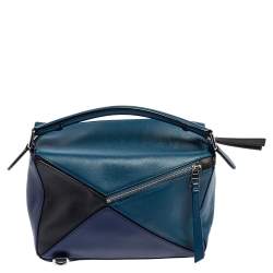 Pre Owned Loewe Multicolor Small Puzzle Shoulder Bag