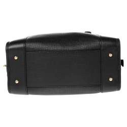 مملوكة مسبقًا حقيبة ساتشل لويفي  أمازونا جلد أسود 